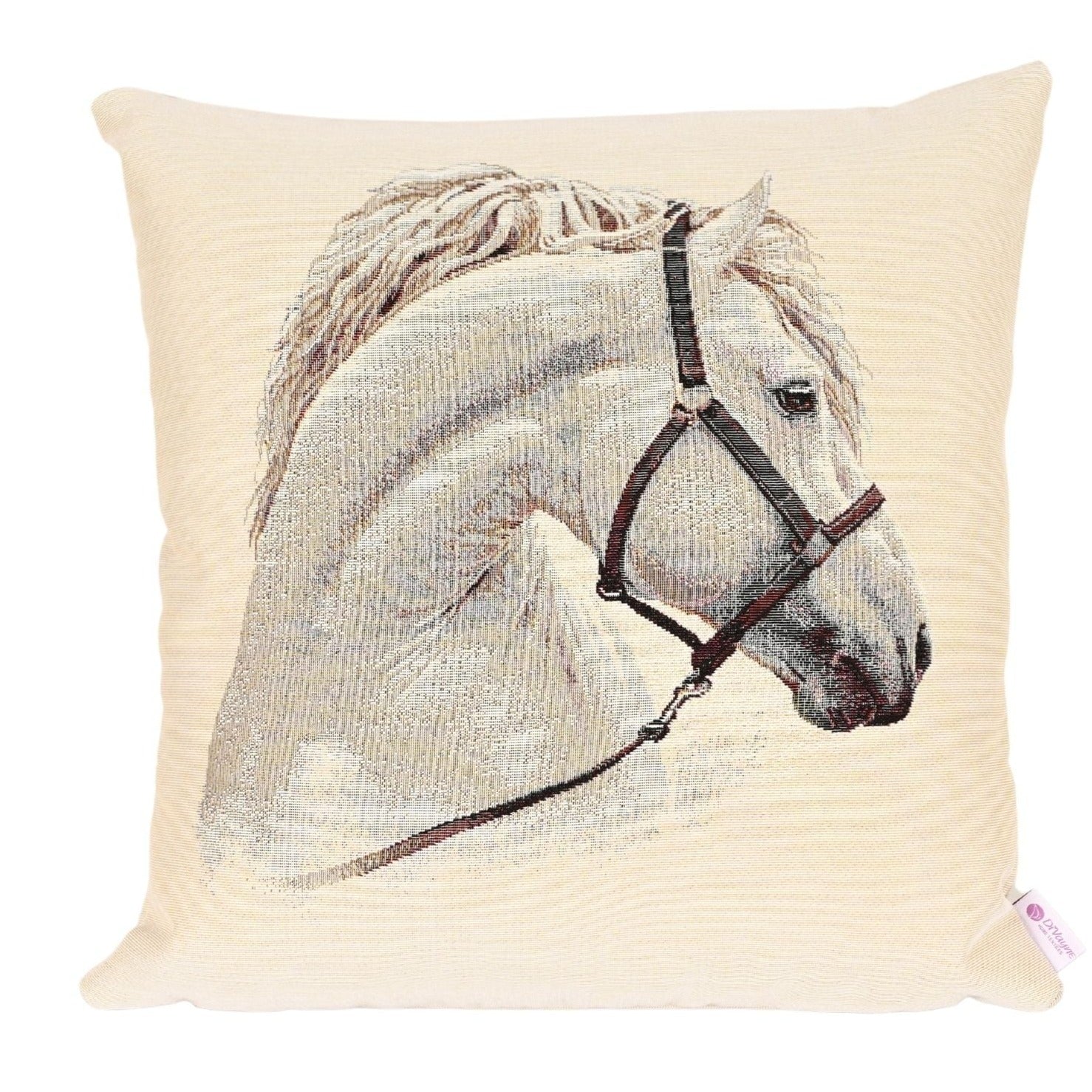 Almofada Decorativa Cavalo Branco - Larbonito